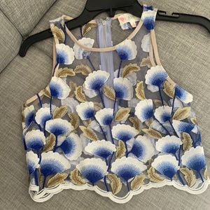 NWOT top / mid skirt - Set